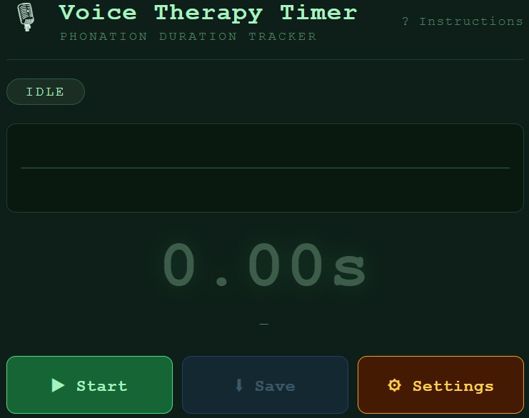 Voice Therapy Tool